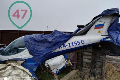 Частный самолет упал рядом с жилым домом под Петербургом